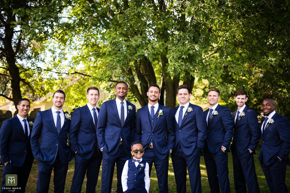 Navy Blue Wedding Suits For Men