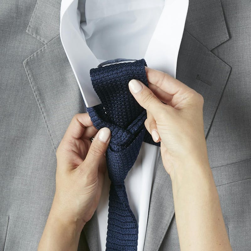 how to wear knit ties with your wedding attire for men