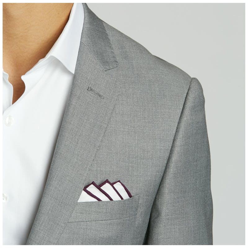 men's gray wedding suit
