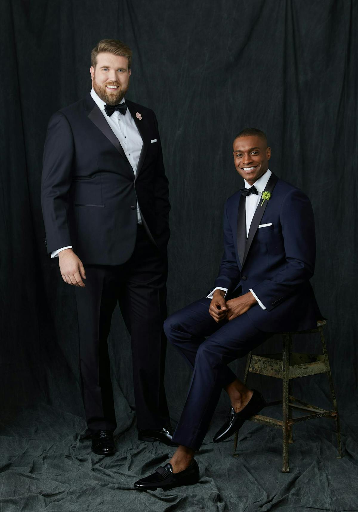 How to decide between a suit vs tuxedo for your wedding
