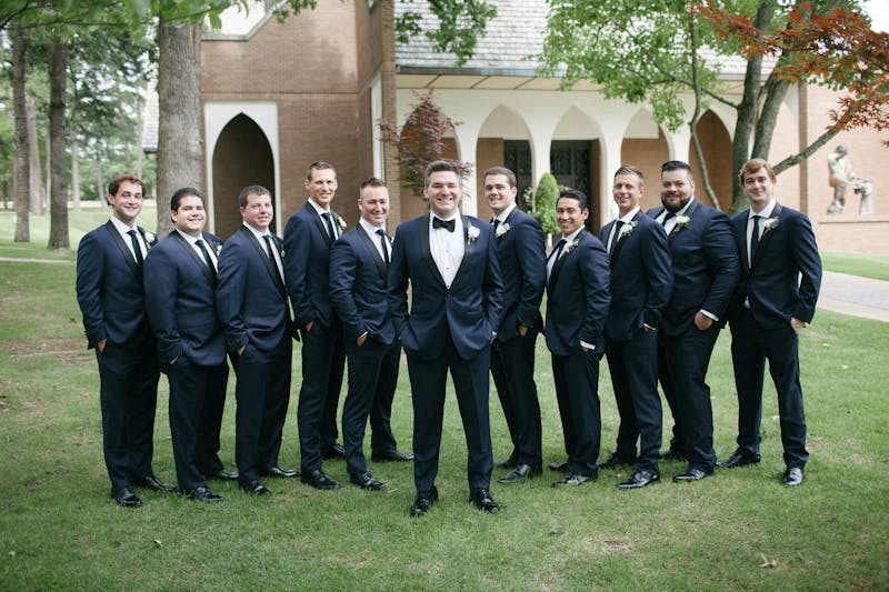 navy wedding tuxedo