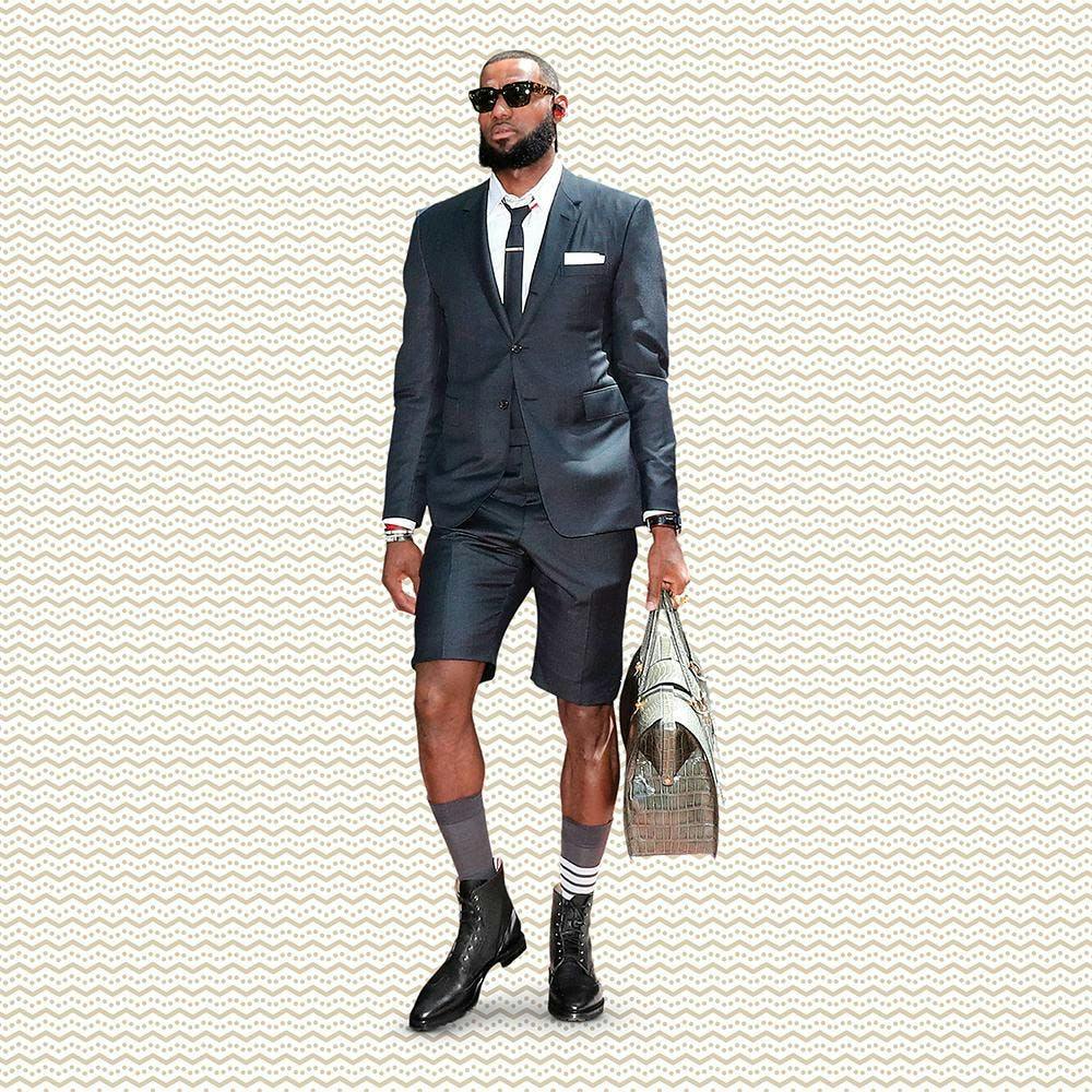 Lebron James Thom Browne Shorts Suit